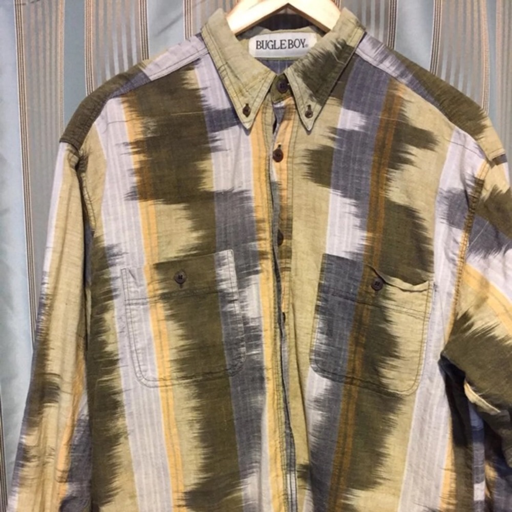 Trippy Men’s Dress Shirt (vintage / retro / old)